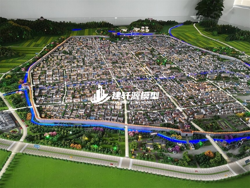 怀远城市规划模型